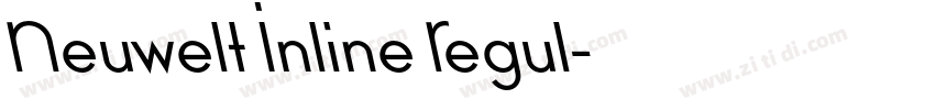 Neuwelt Inline Regul字体转换 Neuwelt Inline Regul字体转换